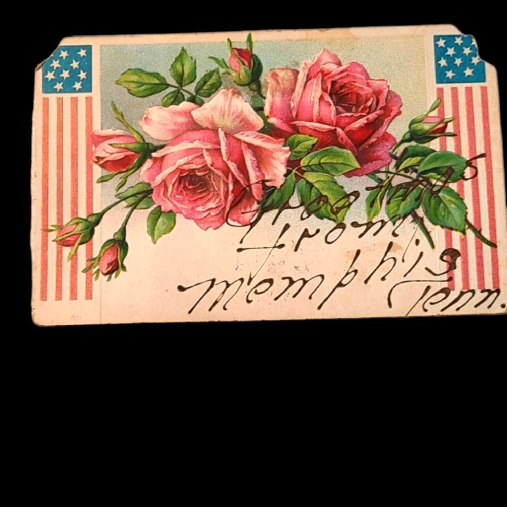Antique (1915) Embossed Postcard Memphis‎